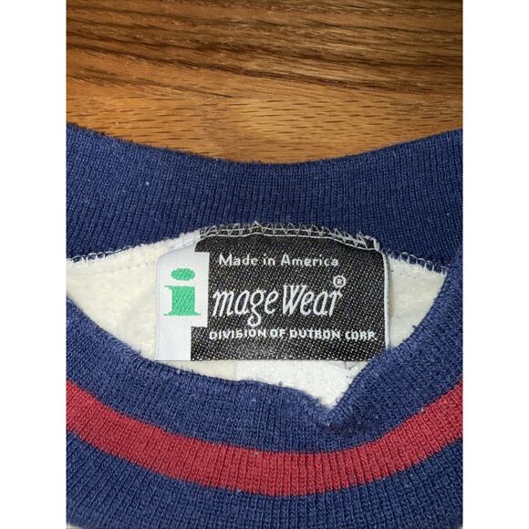 VTg 90s Lake Tahoe Ski Sweatshirt Womens Crewneck Pullover Size Large ? USA Made - Picture 5 of 10